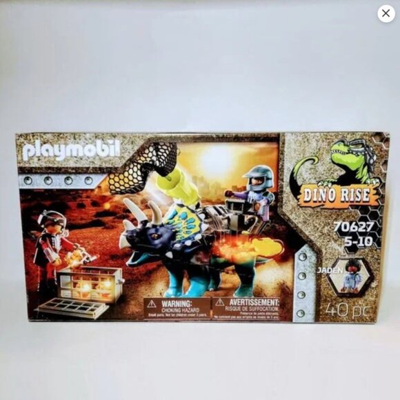 NEW Playmobil Dino Rise 70627 Triceratops Dinosaurs Battle Legendary Stones Lego - Picture 1 of 14